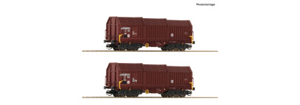 Roco 6680009 - TT - 2-tlg. Set Teleskophaubenwagen, DR, Ep. IV